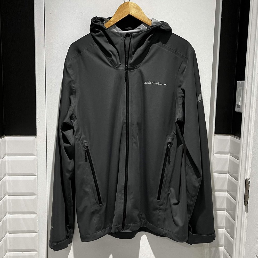 EDDIE BAUER Men's First Ascent BC Sandstone Stretch Jacket in grey (Size M)